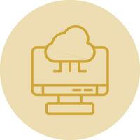 Cloud Computing Vector Icon Design