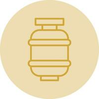 Gas bottle Vector Icon Design