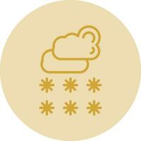 Snow Vector Icon Design