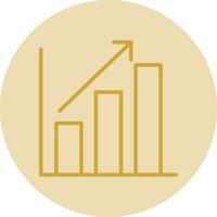 Bar chart Vector Icon Design