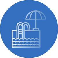 Swimming pool Vector Icon Design