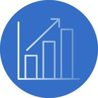 Bar chart Vector Icon Design