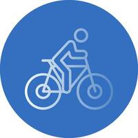 Cycling Vector Icon Design