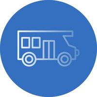 Motor home Vector Icon Design