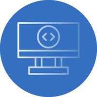 Remote Desktop Vector Icon Design