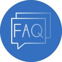 FAQ Vector Icon Design
