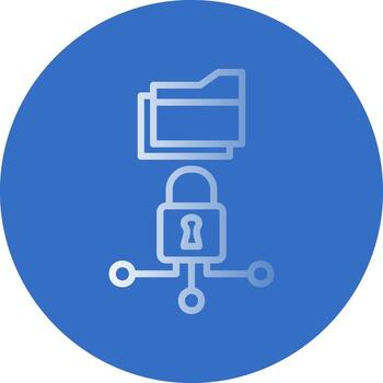 Data Encryption Vector Icon Design