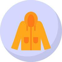 Raincoat Vector Icon Design