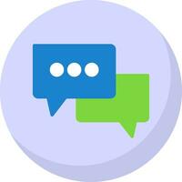 Speech bubble Vector Icon Design