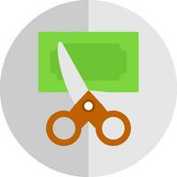 Cut Vector Icon Design