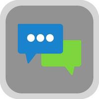 Speech bubble Vector Icon Design