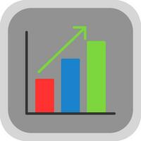 Bar chart Vector Icon Design