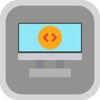 Remote Desktop Vector Icon Design