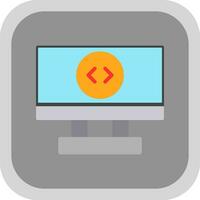 Remote Desktop Vector Icon Design