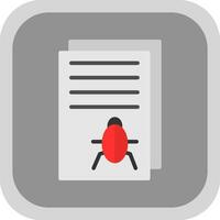 Bug Report Vector Icon Design