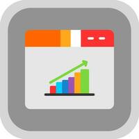 Bar Chart Vector Icon Design