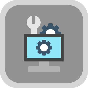Hardware Troubleshooting Vector Icon Design