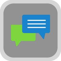 Speech bubble Vector Icon Design