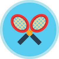 Tennis racket Vector Icon Design