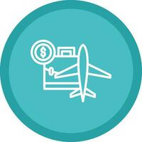 Business trip Vector Icon Design