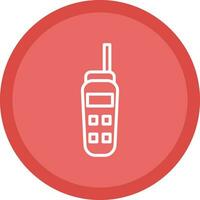 Walkie talkie Vector Icon Design