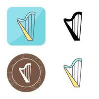 Harp Vector Icon