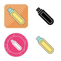 Unique USB Drive Vector Icon