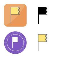 Unique Flag Vector Icon