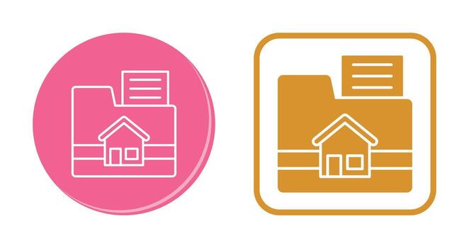 icono de vector de carpeta