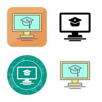 Online Course Vector Icon