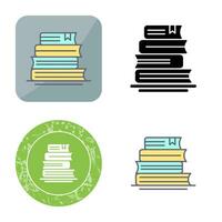 icono de vector de libros