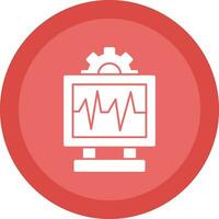 System Monitoring Vector Icon Design