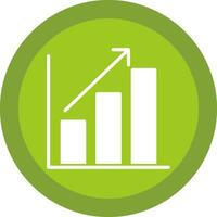 Bar chart Vector Icon Design