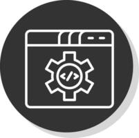 Code Terminal Vector Icon Design