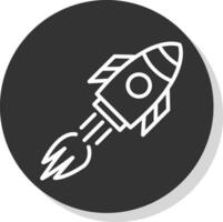 Rocket Vector Icon Design