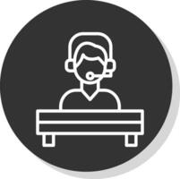 Help Desk Vector Icon Design