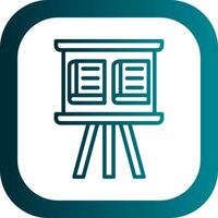 Whiteboard Vector Icon Design