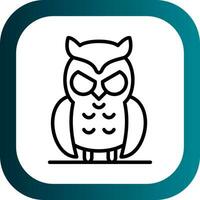 Owl Vector Icon Design