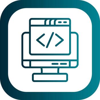 codificación vector icono diseño