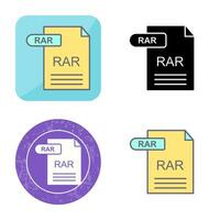 RAR Vector Icon