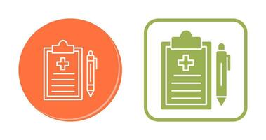 Medical Record Vector Icon