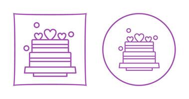 Wedding Cake Vector Icon