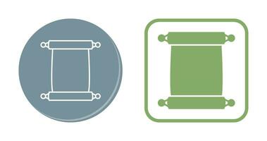 Scroll of Paper Vector Icon