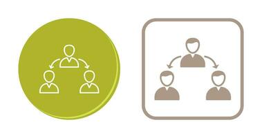 Unique Connected Users Vector Icon