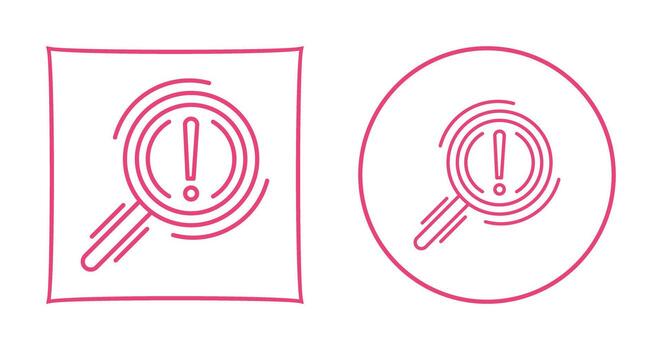 icono de vector de problema