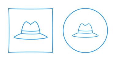 icono de vector de sombrero