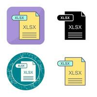 icono de vector xlsx