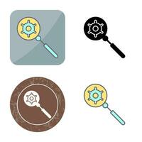 Unique Search Engine Optimizati Vector Icon