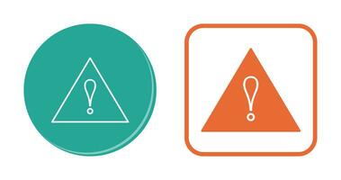 Unique Alert Vector Icon