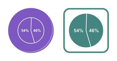 icono de vector de estadísticas de candidatos